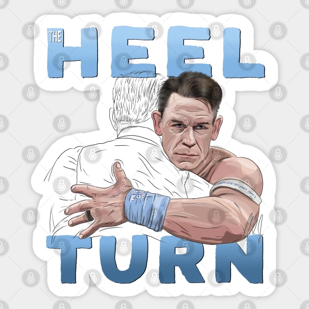 John Cena: Heel Sticker by 51Deesigns